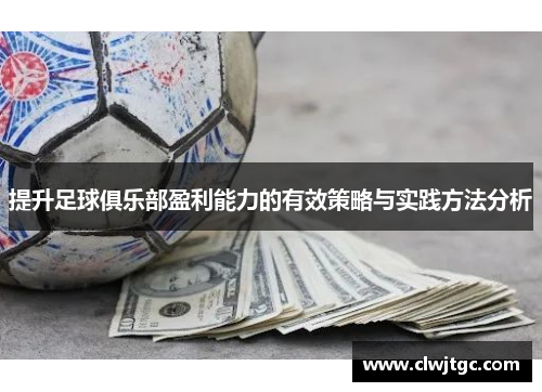 提升足球俱乐部盈利能力的有效策略与实践方法分析 提升足球俱乐部盈利能力的有效策略与实践方法分析